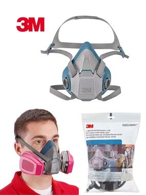 3M 6503 Half-Face Respirator - Large - NWT